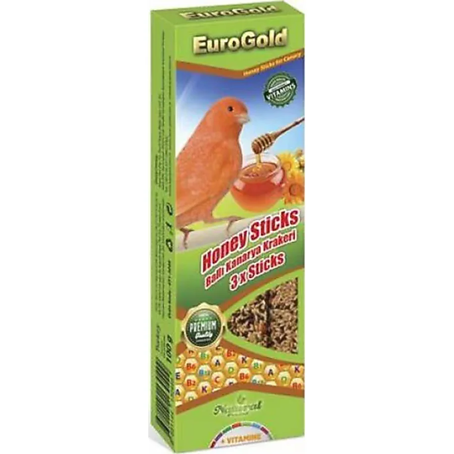 EuroGold 3'lü 100 gr Kanarya Ballı Kraker