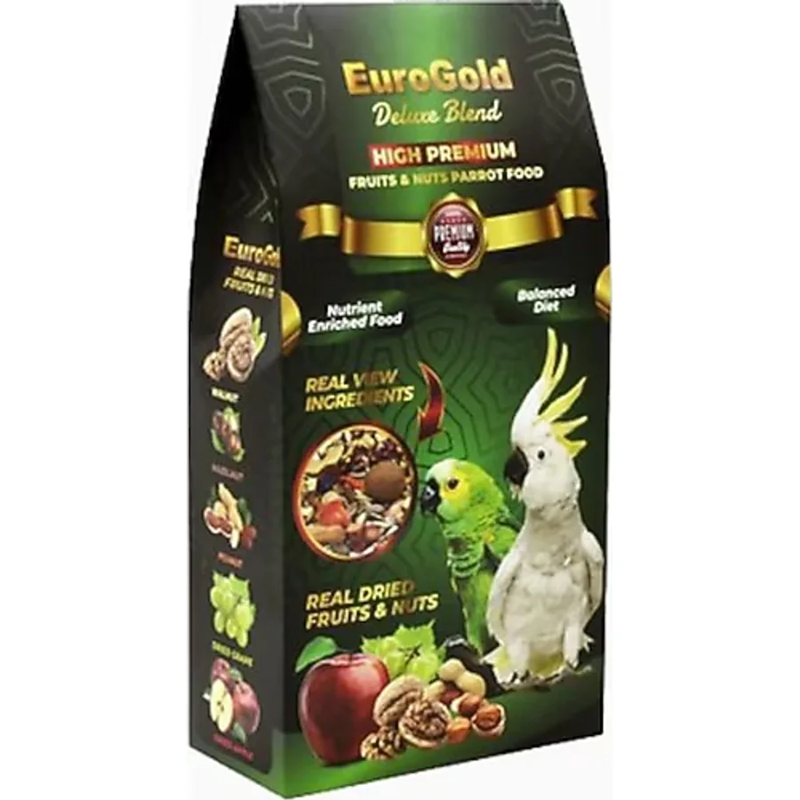 EuroGold Deluxe Blend 650 gr Meyveli ve Kuruyemişli Papağan Yemi