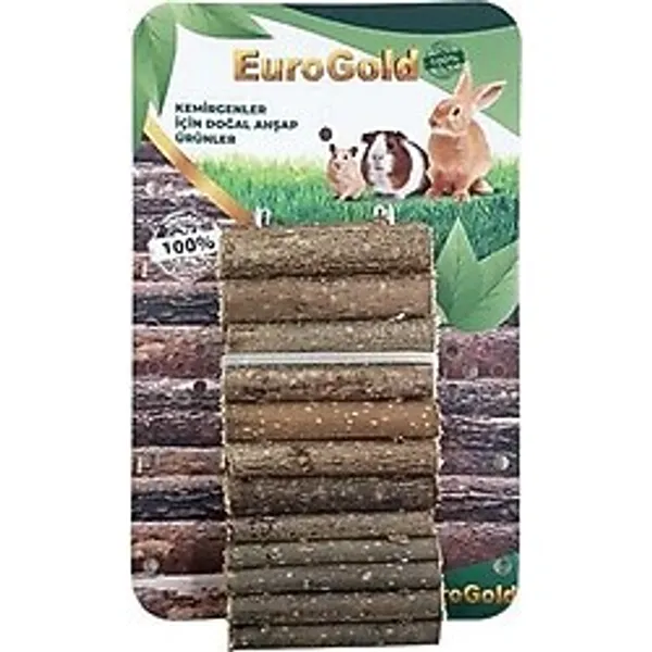 EuroGold Doğal Ahşap Kemirgen Tüneli 7x30 Cm