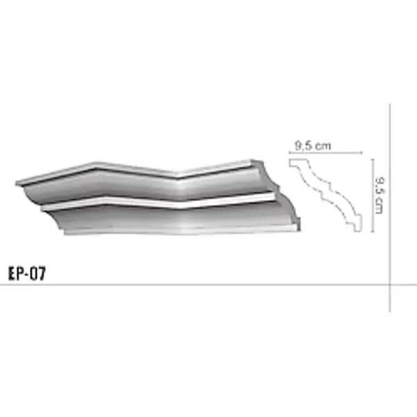 Europiyer Hazır Kartonpiyer Stropiyer 07-Seri (1 Metre Fiyatlı)