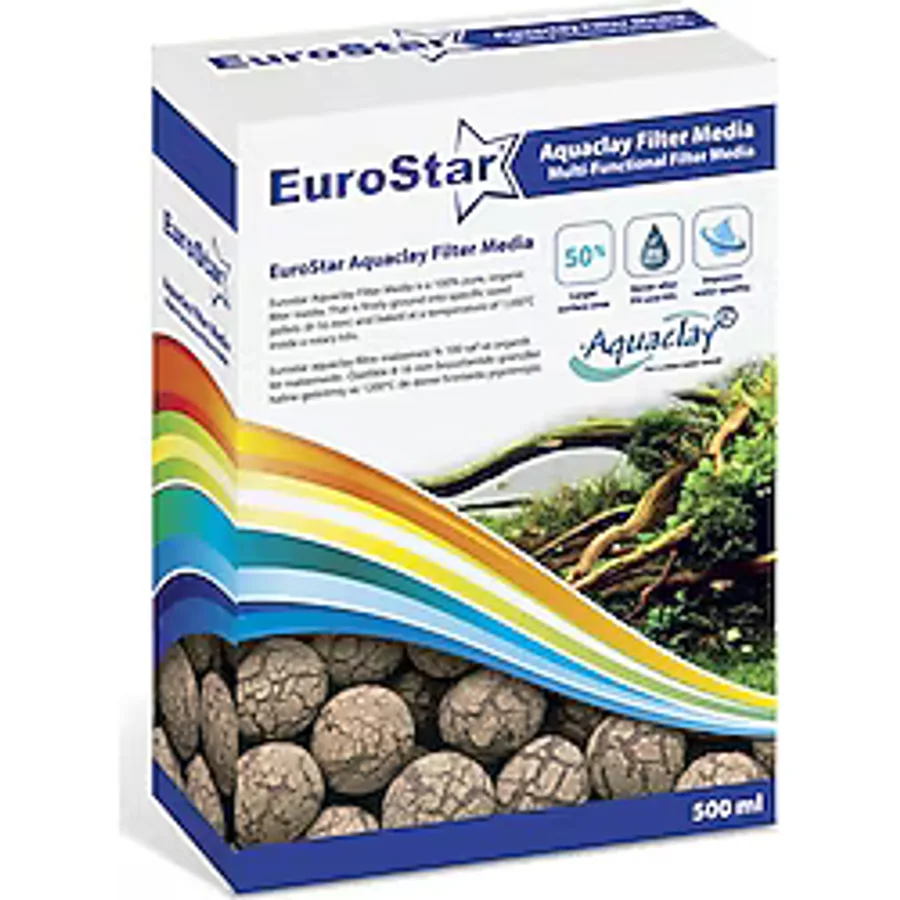 EuroStar Aquaclay Biyolojik Filtre Malzemesi 500 ml