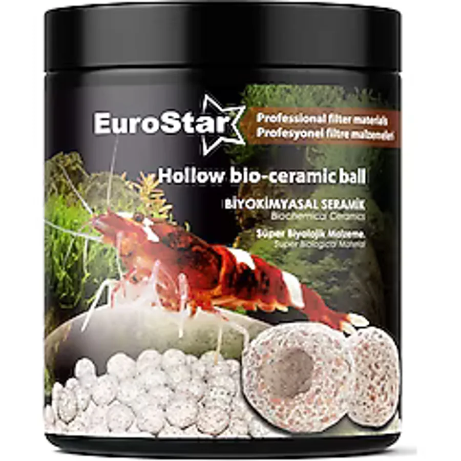 EuroStar Hollow Bio Balls Biolojik Filtre Malzemesi 1Lt 815gr