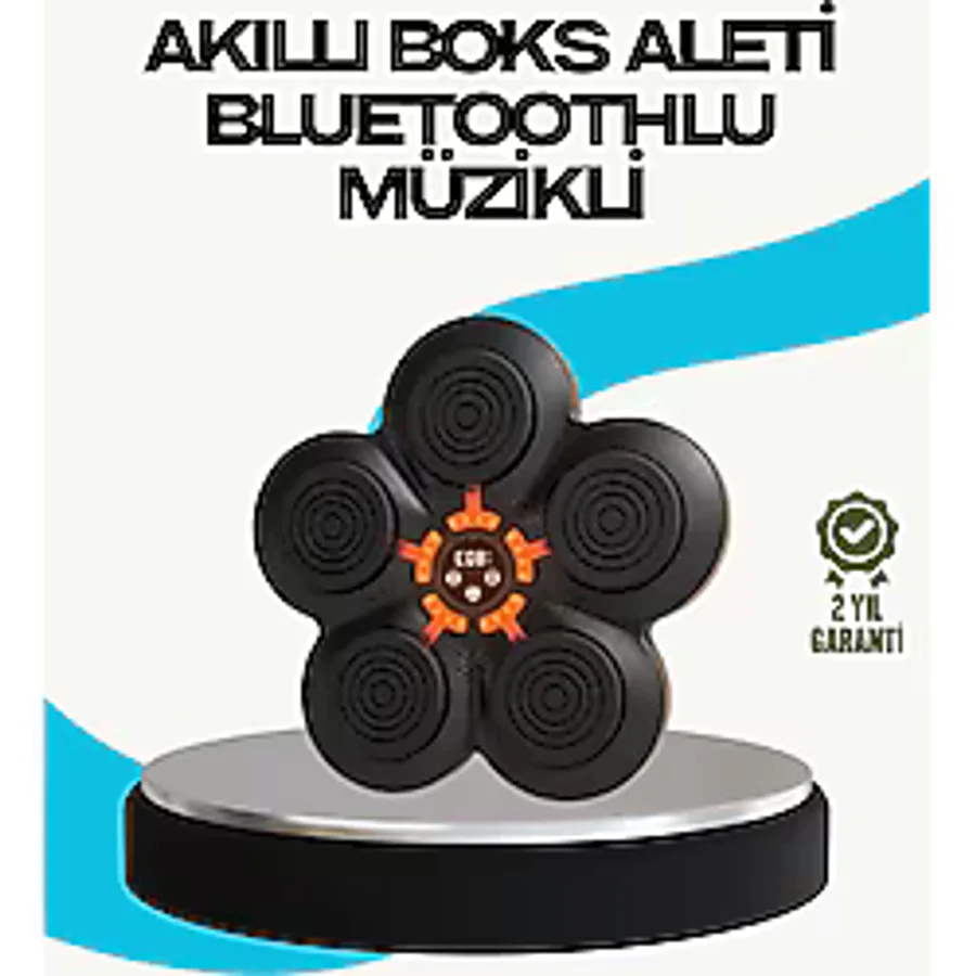 Ev Tipi Akıllı Boks Duvar Paneli Müzikli Bluetoothlu Refleks Geliştirme Cihazı - MRK2404-8072