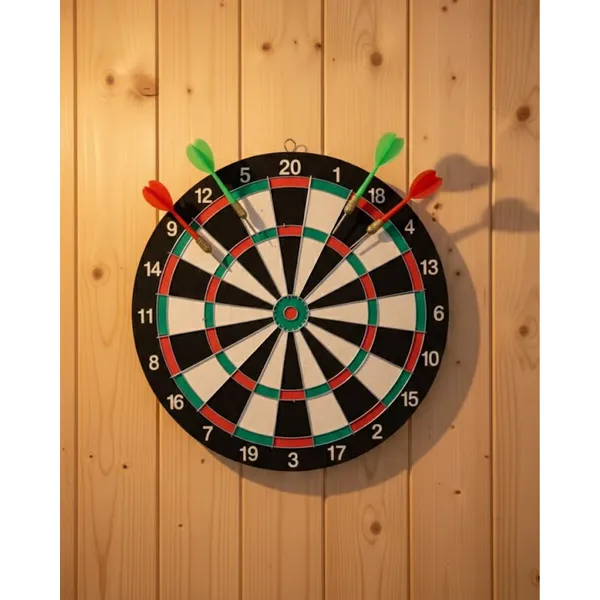 Ev ve Ofis İçin İnç Dart Tahtası Seti Adet Dart Oku Dahil