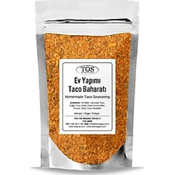 Ev Yapımı Taco Baharatı 100 gr Homemade Taco Spice Blend - Premium Quality Baharat Karışımı