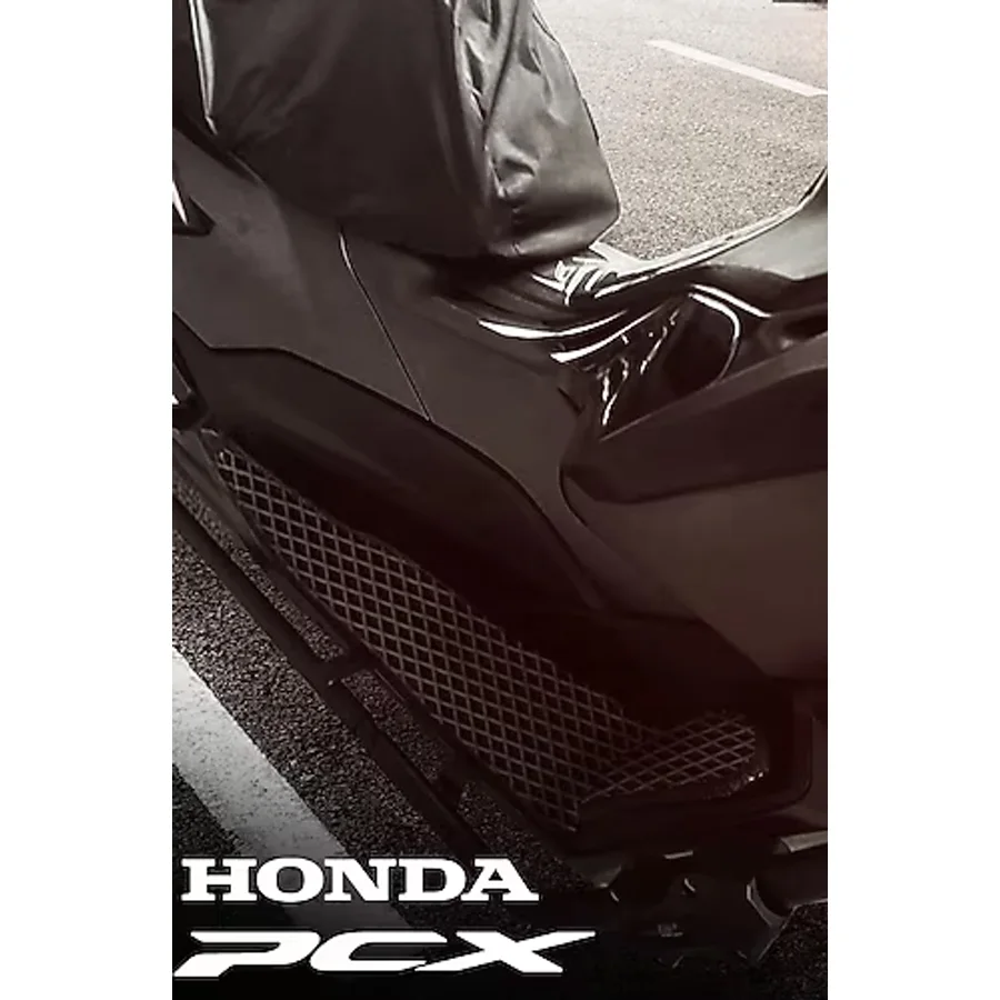 EVACARS Honda Pcx Uyumlu Premium Eva Motosiklet Paspası Siyah-siyah