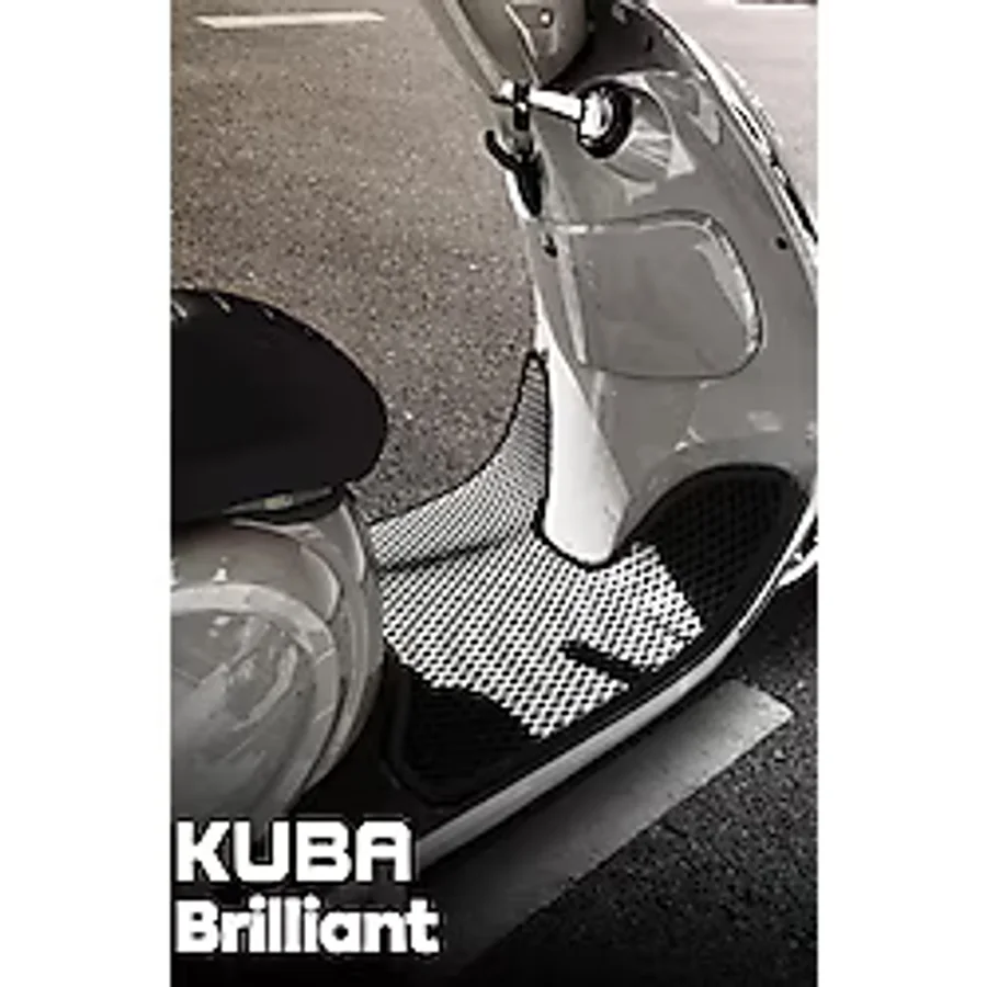 EVACARS Kuba Brilliant Premium Eva Motosiklet Paspası Siyah-siyah