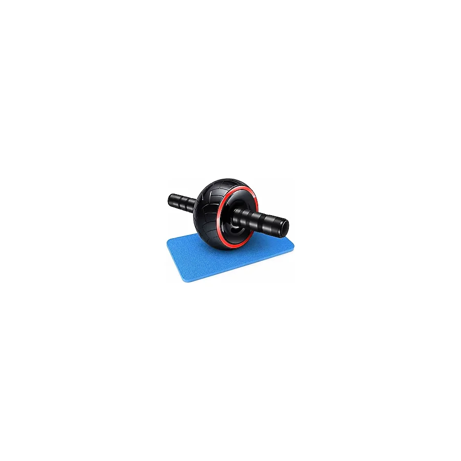 Evapera Profesyonel Ab Wheel Roller Karın Kası Sıkılaştırıcı Fitness Tekerleği MAX150KG - Siyah - Siyah