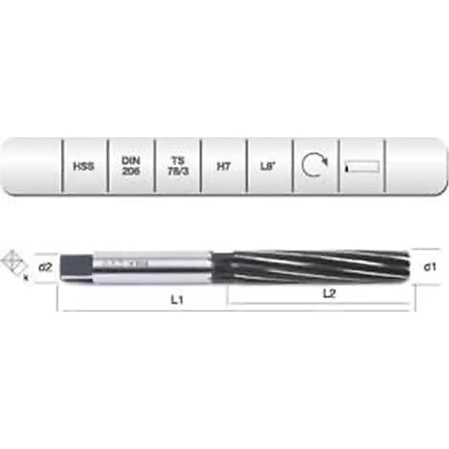 Evar Hss Dın 206 L-Rn El Raybası 18.5 Mm H7