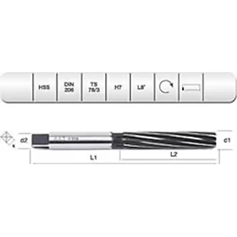 Evar Hss Dın 206 L-Rn El Raybası 2.5Mm H7