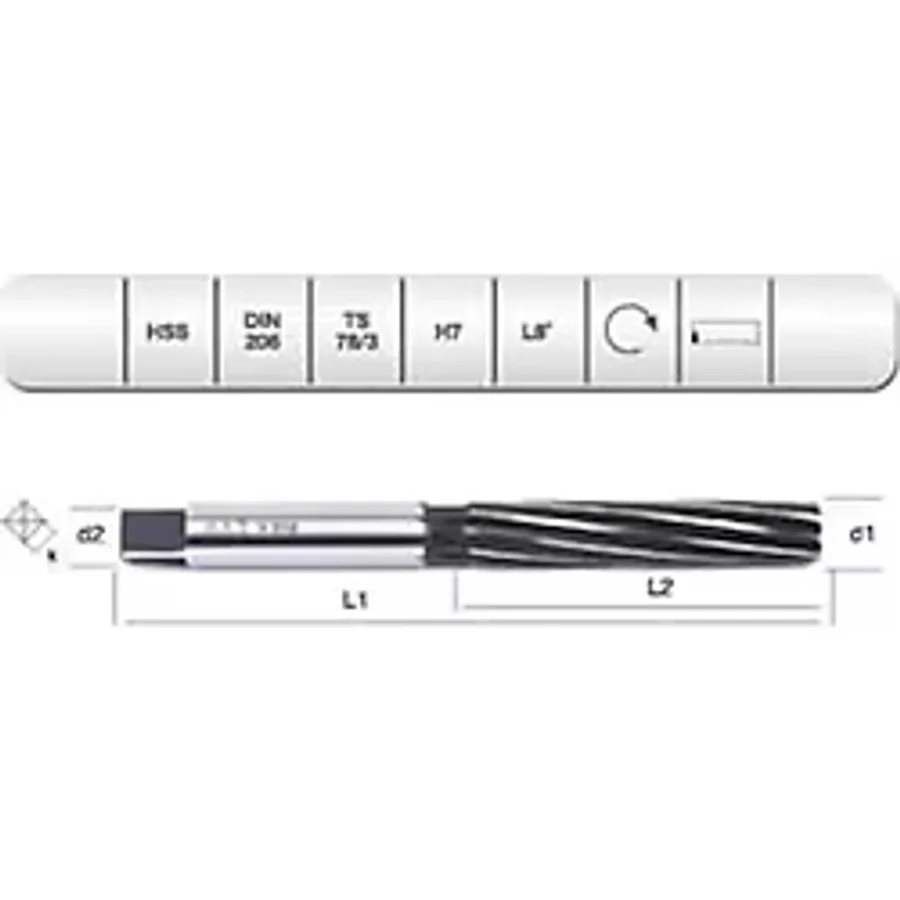 Evar Hss Dın 206 L-Rn El Raybası 5.5Mm H7