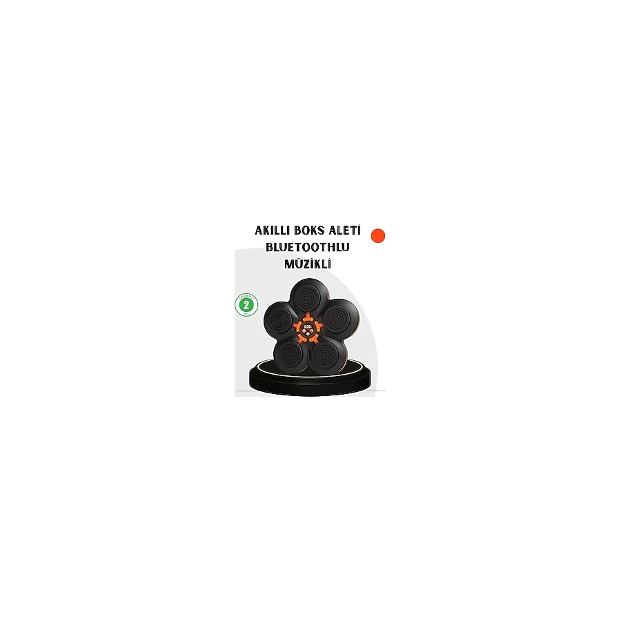 Evde Fitness İçin Akıllı Boks Makinesi Işıklı Vuruş Noktalı Bluetoothlu - 1 - 2 Yaş - Çok Renkli