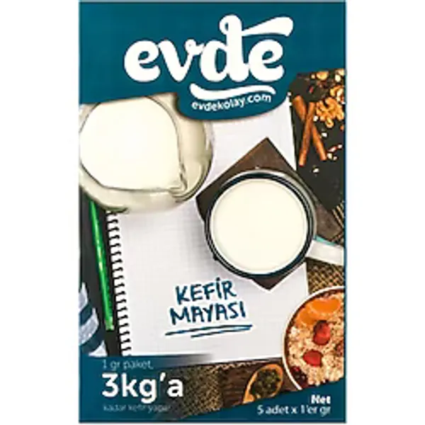 Evde Kefir Mayası Paket 5x 1 Gr