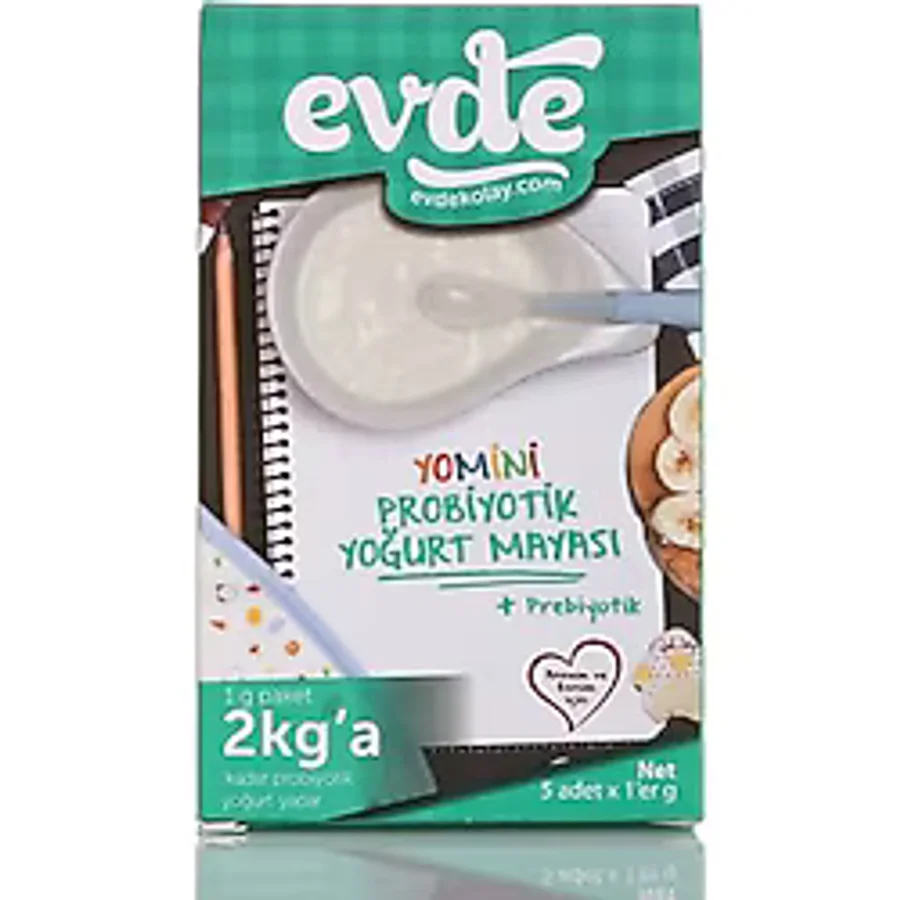 Evde Yomini Probiyotik Yoğurt Mayası 5 x 1 G
