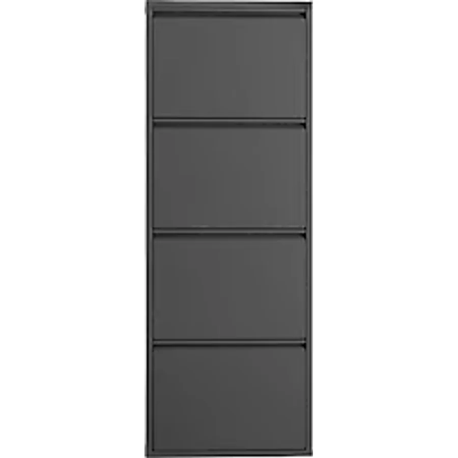 Evdemo 4 Kapaklı Metal Ayakkabılık