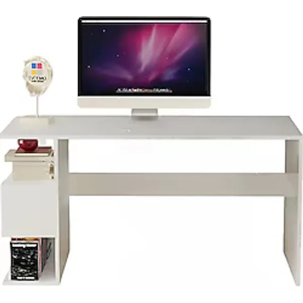 Evdemo Leo 50x120 cm Kitaplıklı Çalışma Masası