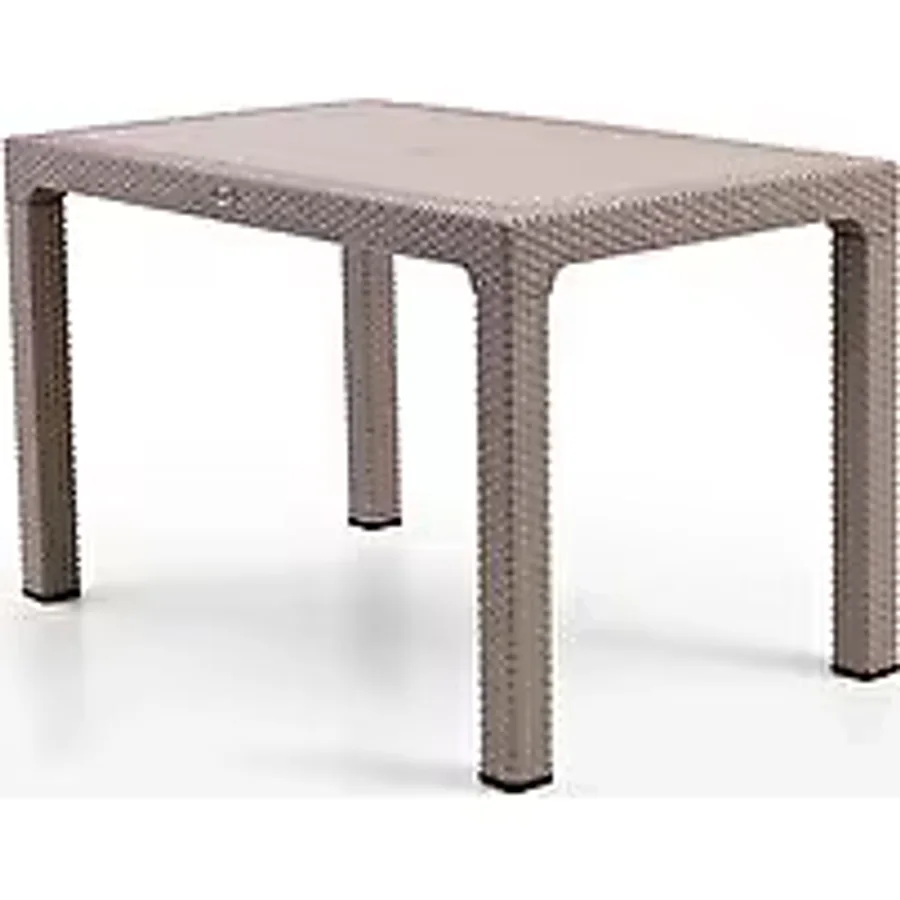 Evdemo Rattan 75x125 Cm Masa Cappuccino