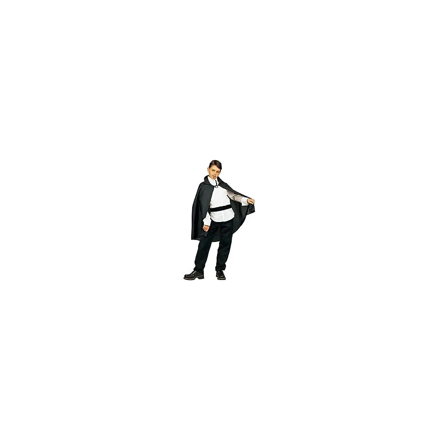 EveFix Siyah Yakalı Pelerin Çocuk Boy 90 Cm