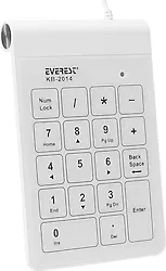 Everest KB-2014 Beyaz Numerik Klavye