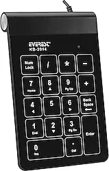 Everest KB-2014 Siyah Numerik Klavye