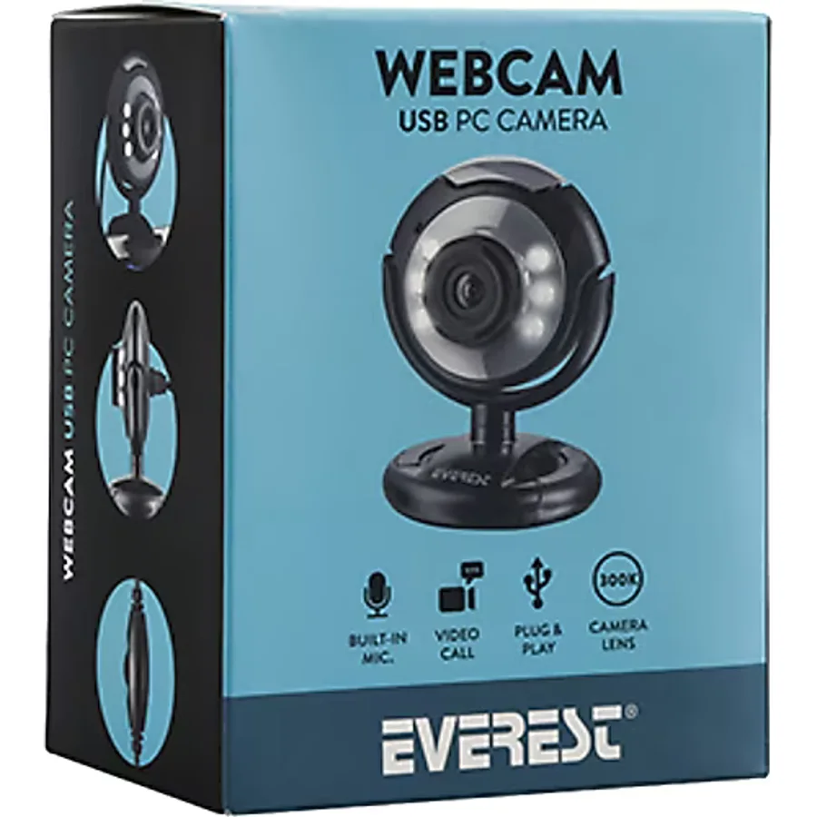 Everest SC-824 Mikrofonlu Webcam