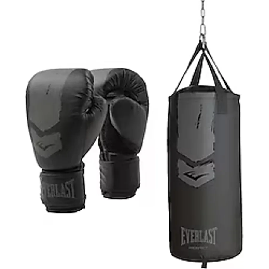 Everlast Prospect 2 Junior Black/Gray 76X28cm Boks Torbası Seti P00003137