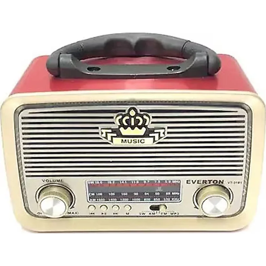 Everton RT-301BT Kahverengi Bluetooth Nostaljik Radyo