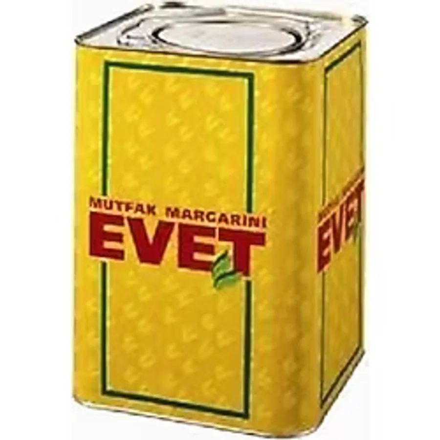 EVET MARGARİN Evet Katı Yağ 18 Lt
