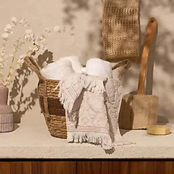 Evidea Soft 2'li Mutfak Havlusu - Gri / Bej - 30x50 cm