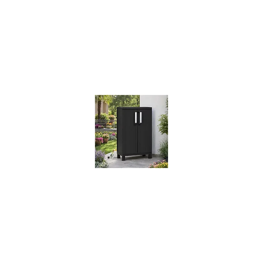 Evinizin Atölyesi Kısa Dolap Bahçe Dolabı, Balkon Dolabı, Banyo Dolabı 65X37X93