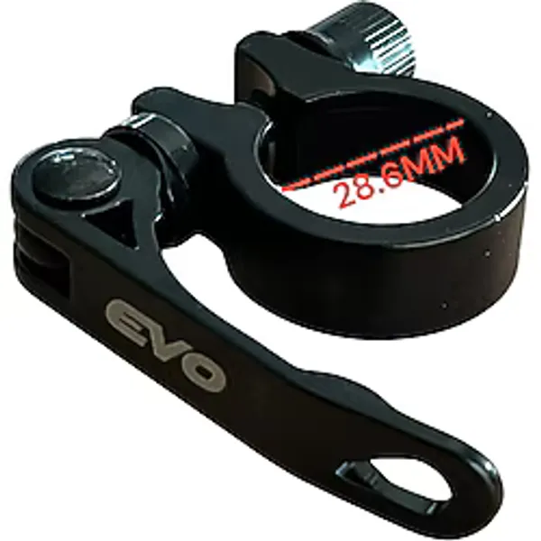 Evo Bisiklet Sele Borusu Sıkma Kelepçesi Mandallı Siyah 28,6mm -arr4457