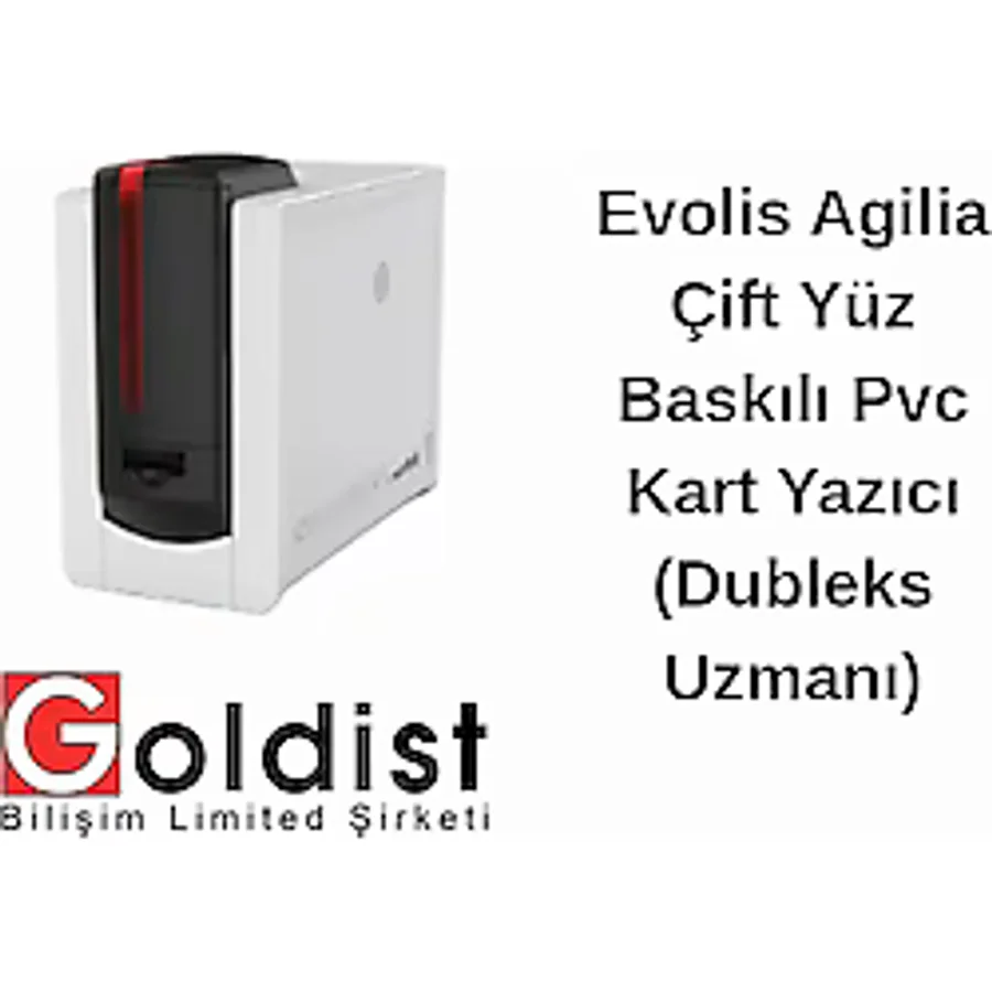 Evolis Agilia Çift Yüz Baskılı Pvc Kart Yazıcı (Duplex Expert)