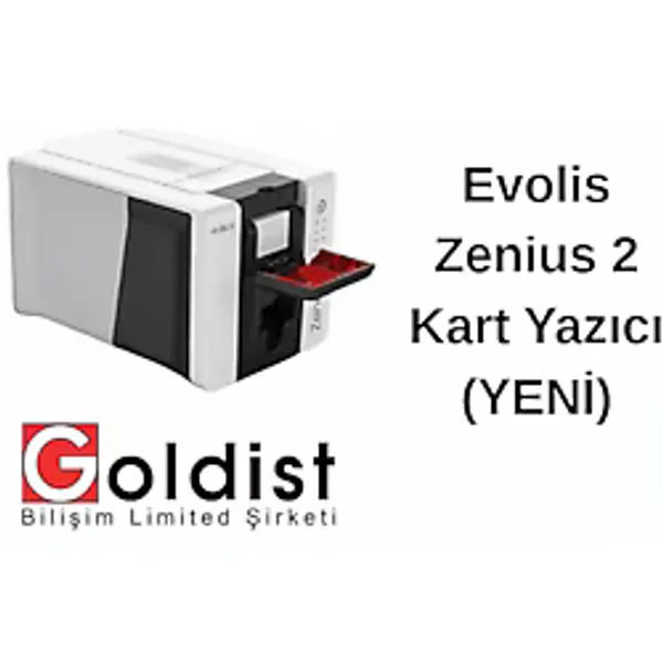 EVOLIS Zenius2 Tek Yüz Baskılı PVC Kart Yazıcı Beyaz