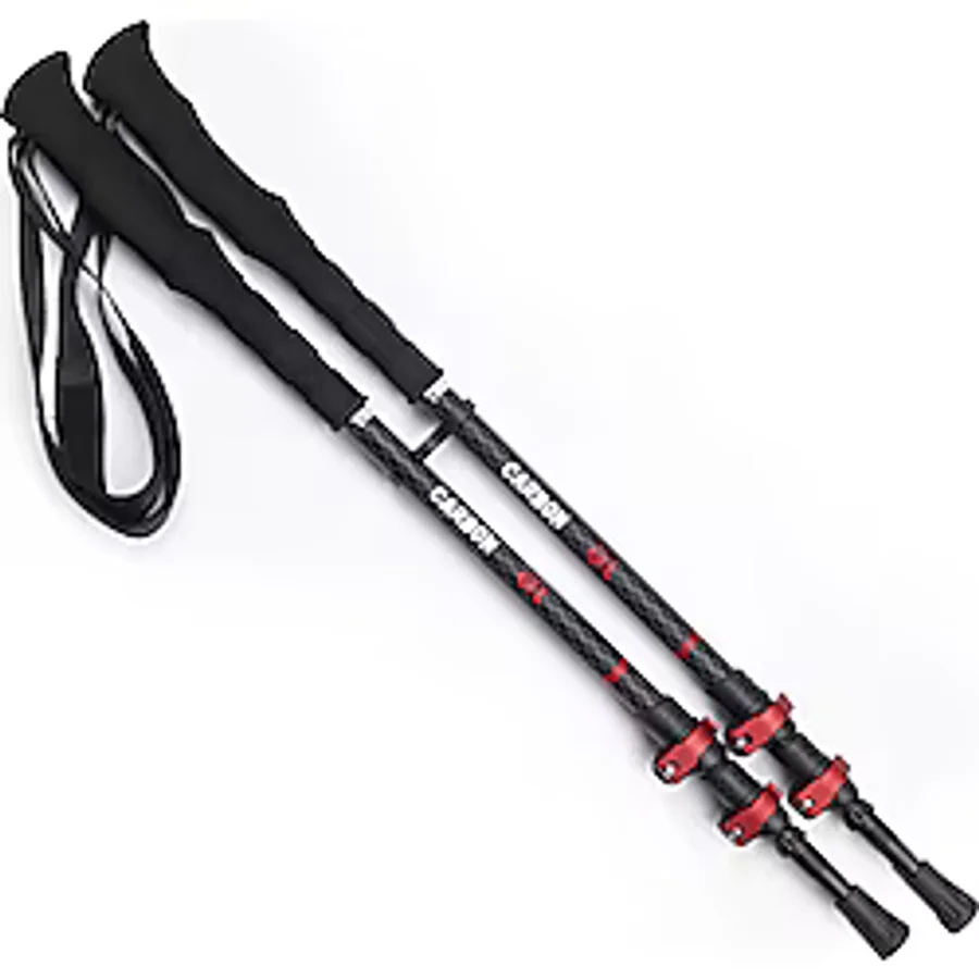 Evolite Carbon Quick-Lock Dıştan Kilitli Trekking Batonu Çok Renkli