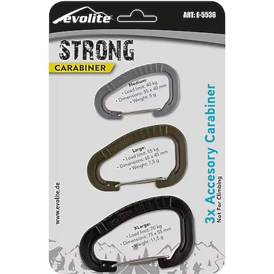 Evolite Strong 3'lü Karabina Seti