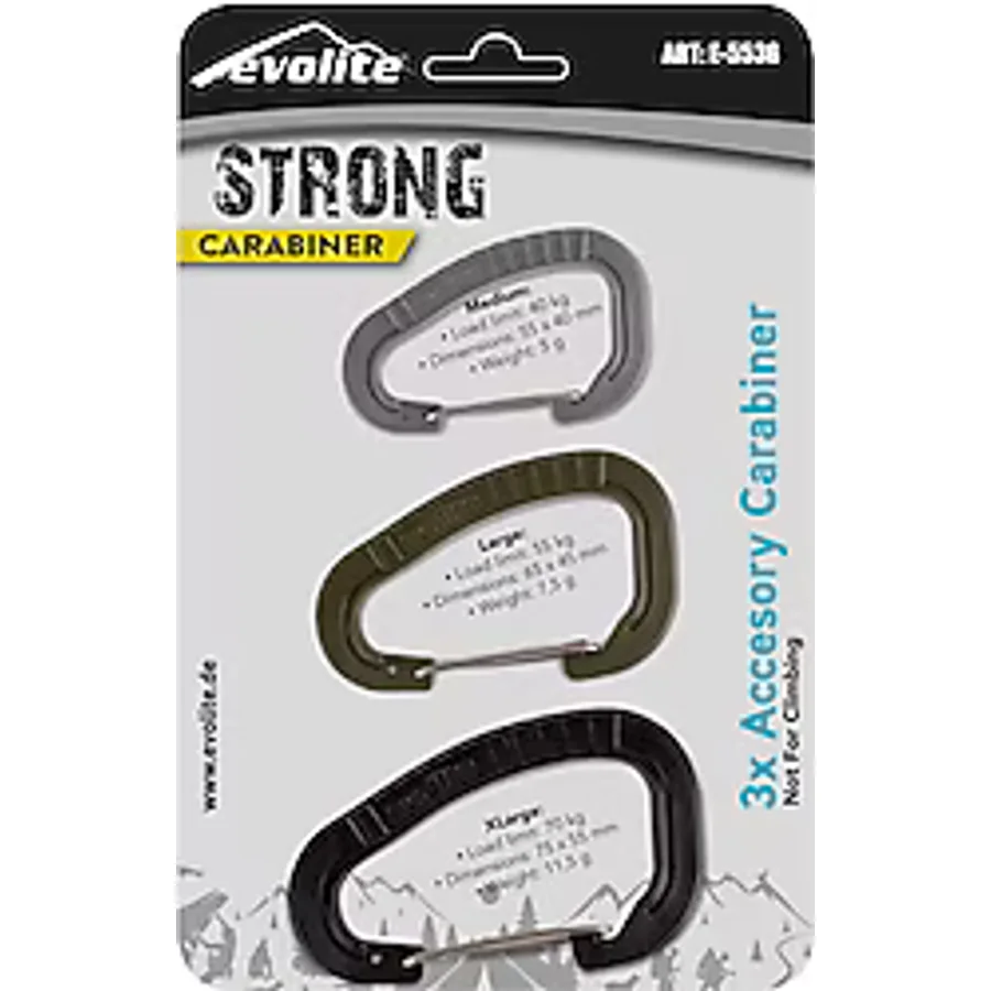 Evolite Strong 3'lü Karabina Seti
