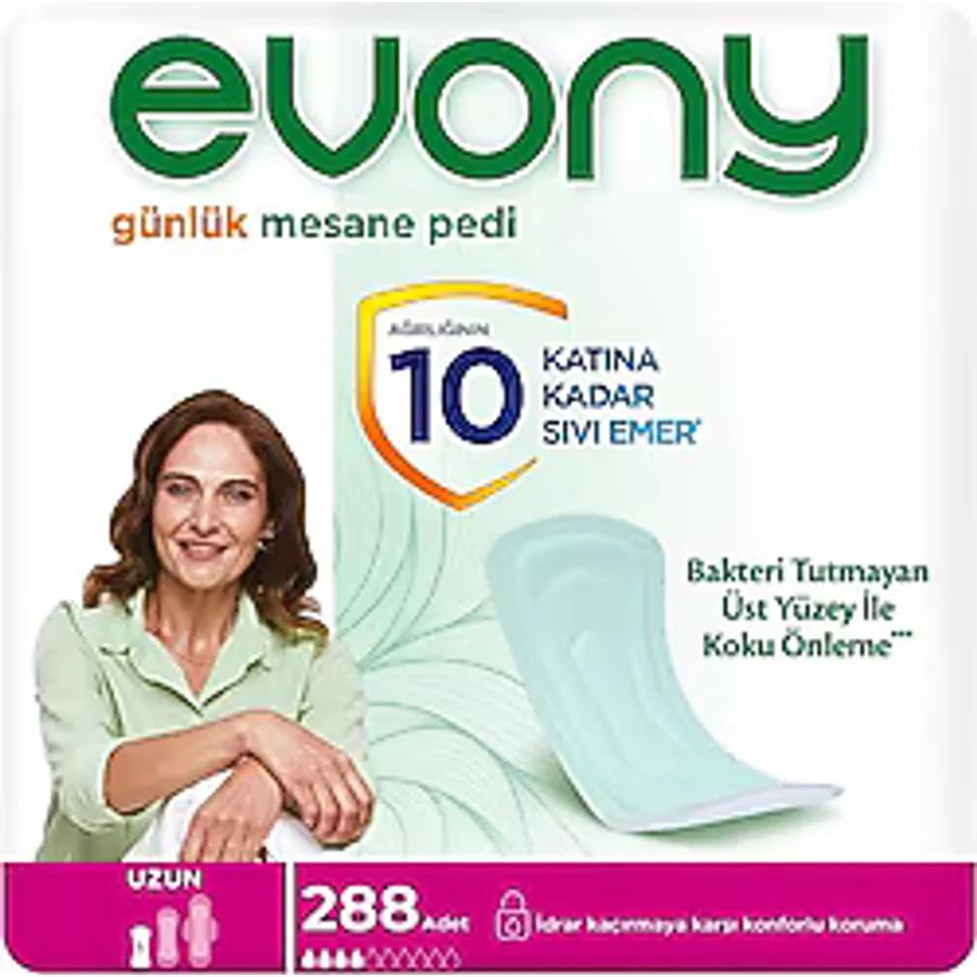 Evony Uzun 24'lü 12 Adet Günlük Mesane Pedi