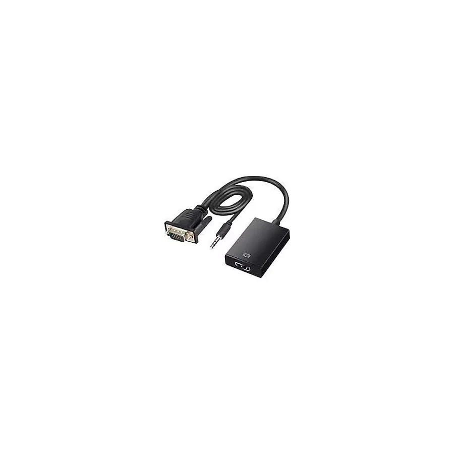 Evotech Vga To Hdmi Kablo Dönüştürücü Converter Görüntü Ve Ses Çevirici Adaptör Tv Televizyon Konnektör