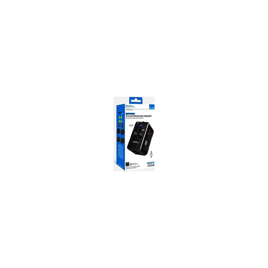 Evrensel Eu Us Au Uk Priz Fiş Çevirici Dönüştürücü Seyahat Adaptörü 2 Type-C 1 Usb Çıkışlı Adaptör