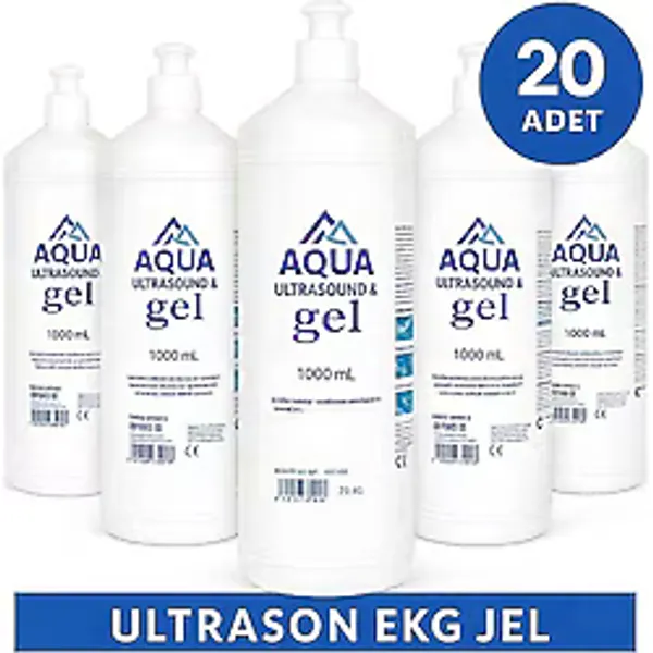 Evve Ultrason Jeli 20 Adet - Ekg, Eeg, Fizik Tedavi İçin Su Bazlı Medikal Jel