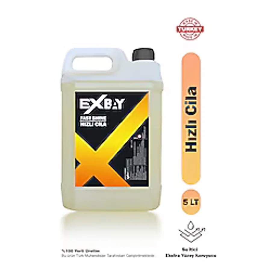 EXBAY Hızlı Cila Oto - Araba Hızlı Cilası Süper Hızlı Cila Seramik Özellikli 5 Lt
