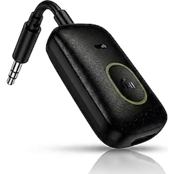 Exenar Aux Bluetooth Ses Adaptörü Iki Yönlü Rx/tx Alıcı Verici Araç Tv Televizyon PC Bilgisayar 3.5mm Jack - Siyah