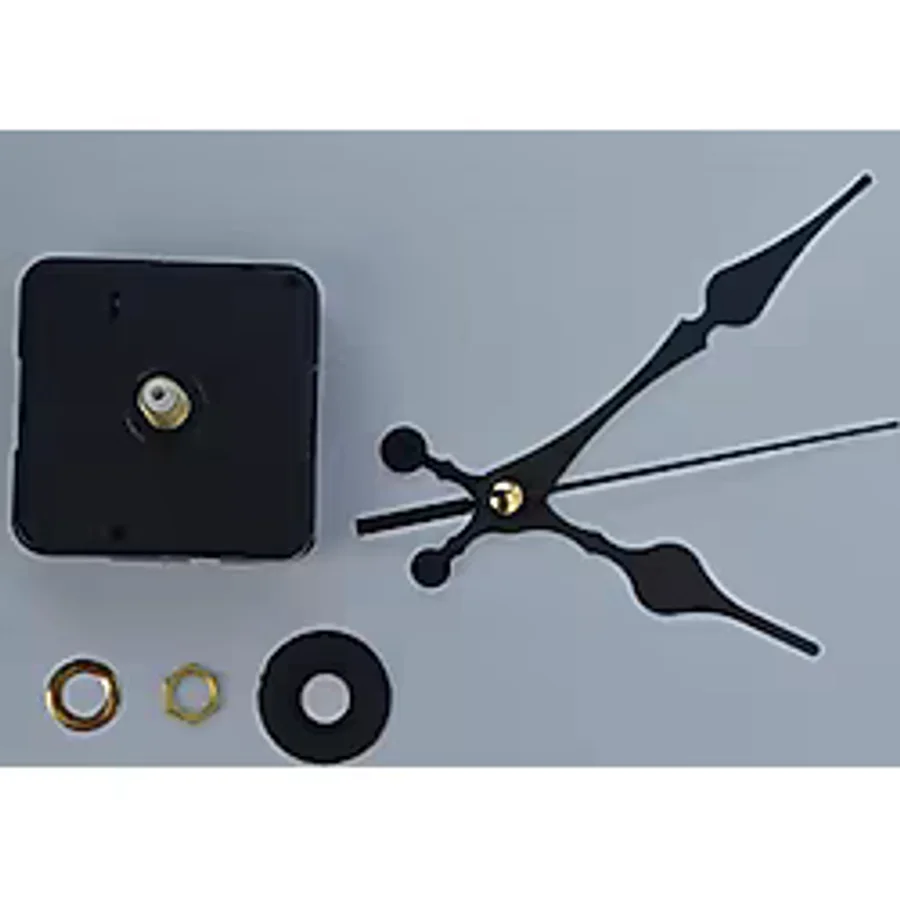 EXİZTİCARET Saat Mekanizması, Akar sessiz Duvar Saati Mekanizması 16 mm -Akrep-Yelkovan-Saniye- exizNM501