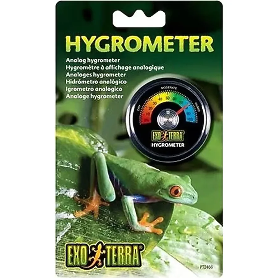 Exo Terra Hygrometer Nem Ölçer & Analog Yuvarlak Teraryum Higrometresi