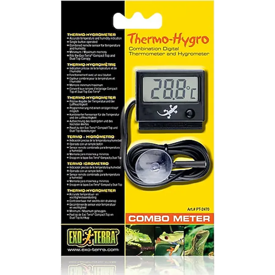 Exo Terra Led Hygrothermo Meter Comb -v