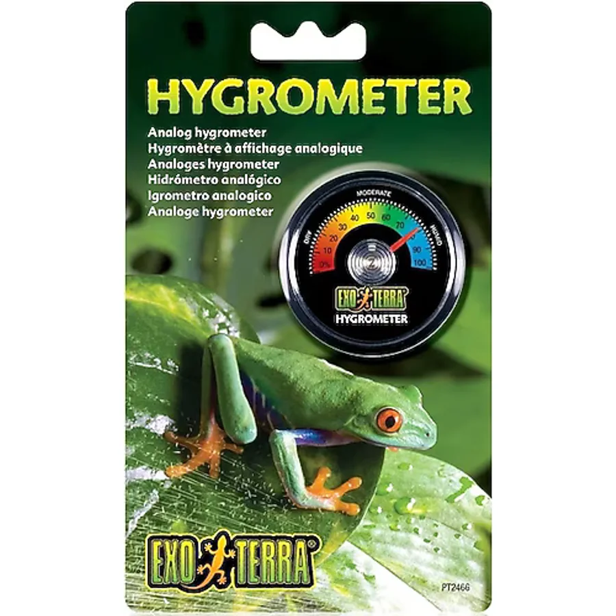 Exo Terra Sürüngen için Yuvarlak Hygrometre Nem Ölçer