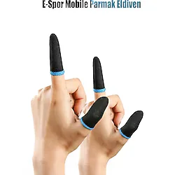ExtremeGoodShop Pubg Parmaklık Eldiveni 2 Çift 4 Adet E-spor Mobile Parmak Eldiven Ultra Hassasiyet