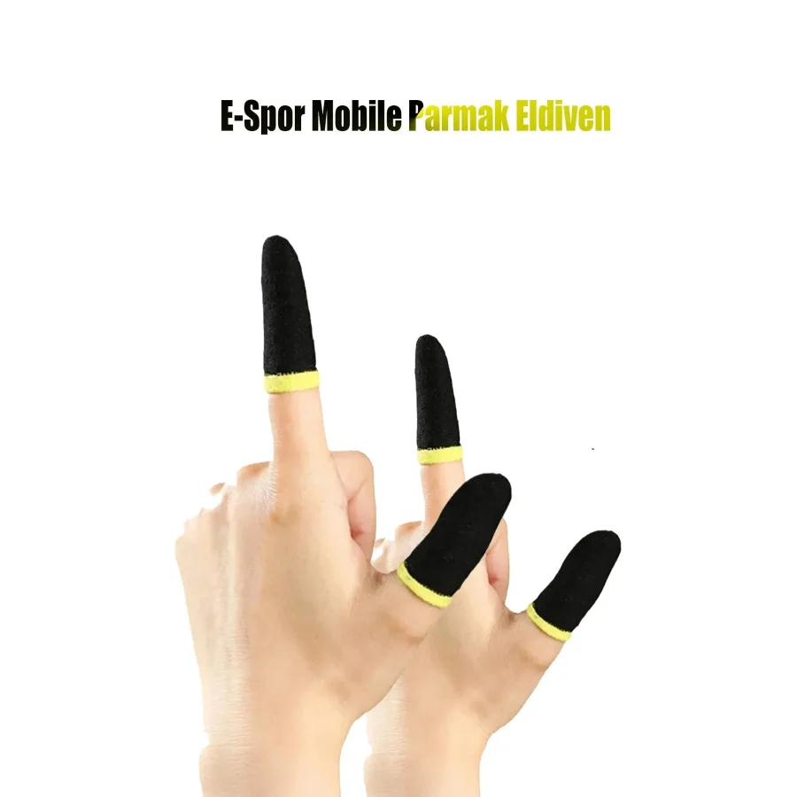ExtremeGoodShop Pubg Parmaklık Eldiveni E-spor Mobile Parmak Eldiven Ultra Hassasiyet