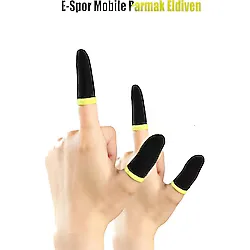 ExtremeGoodShop Pubg Parmaklık Eldiveni E-spor Mobile Parmak Eldiven Ultra Hassasiyet