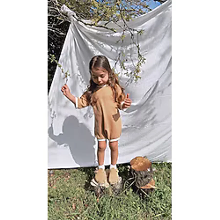 EYC BABY Waffle Bebek & Çocuk Oversize Tulum